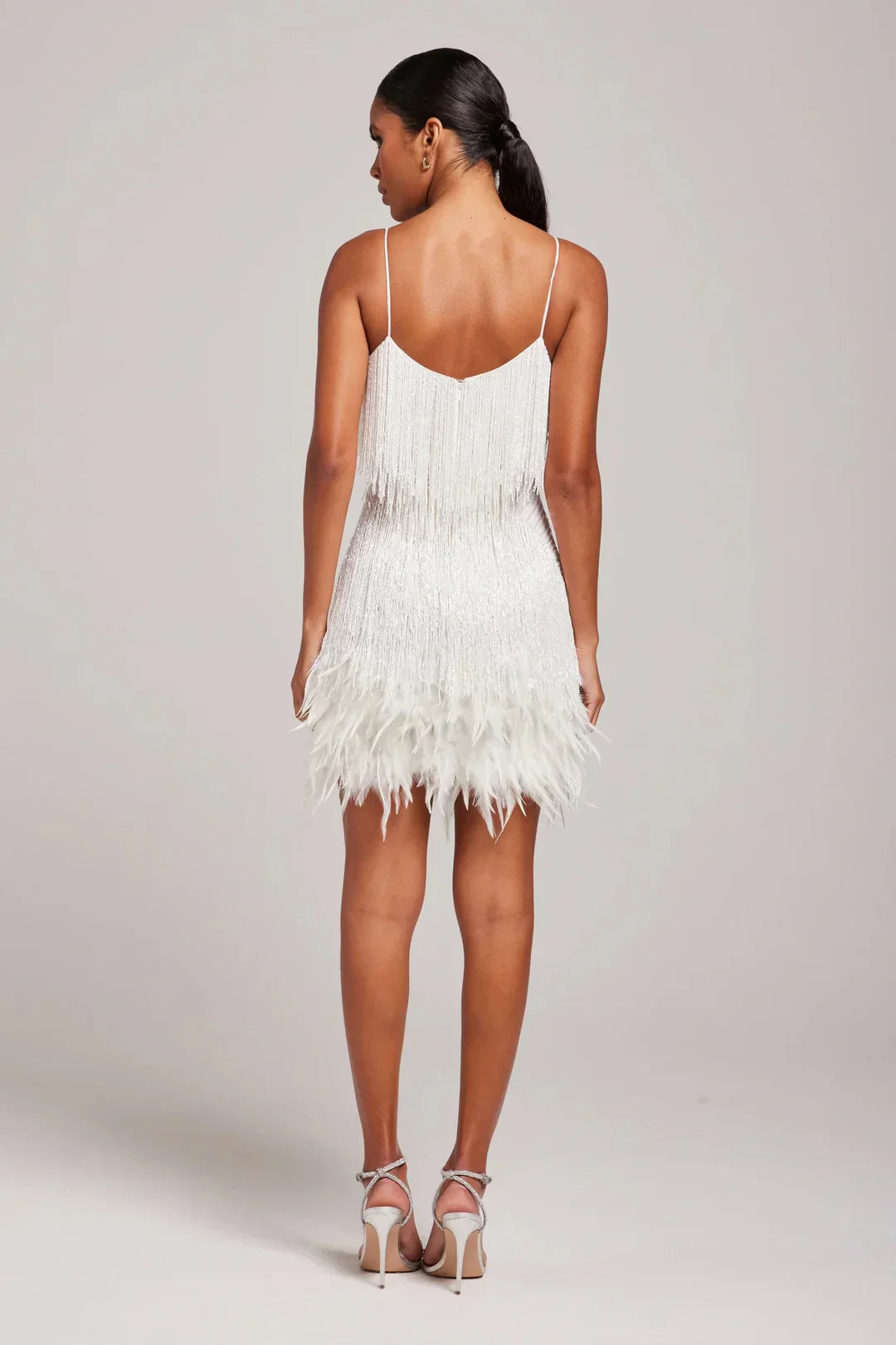 Alicia | Feather Mini Dress