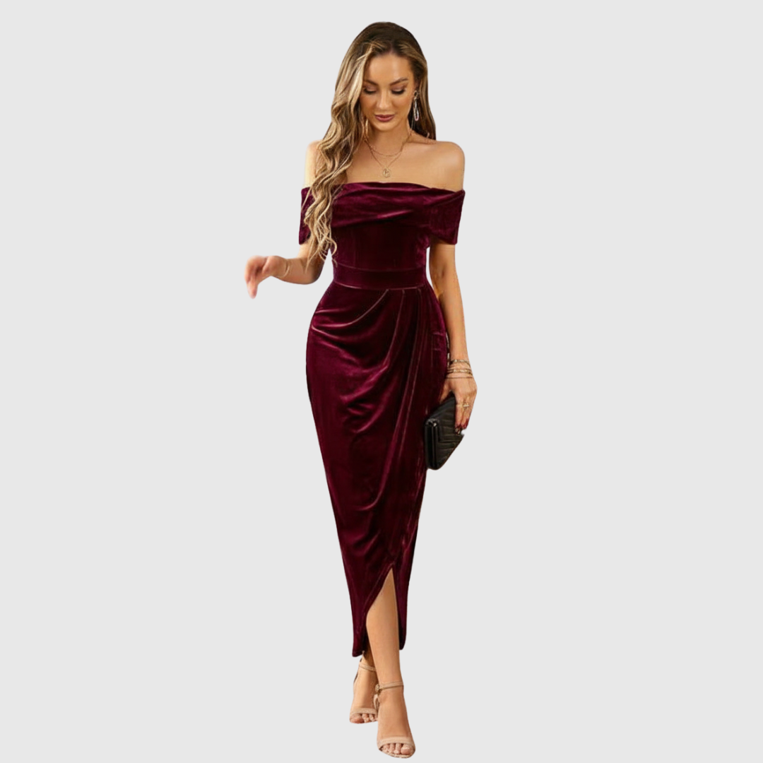 Alinea | Fashionable Ruffled Off-Shoulder Dress