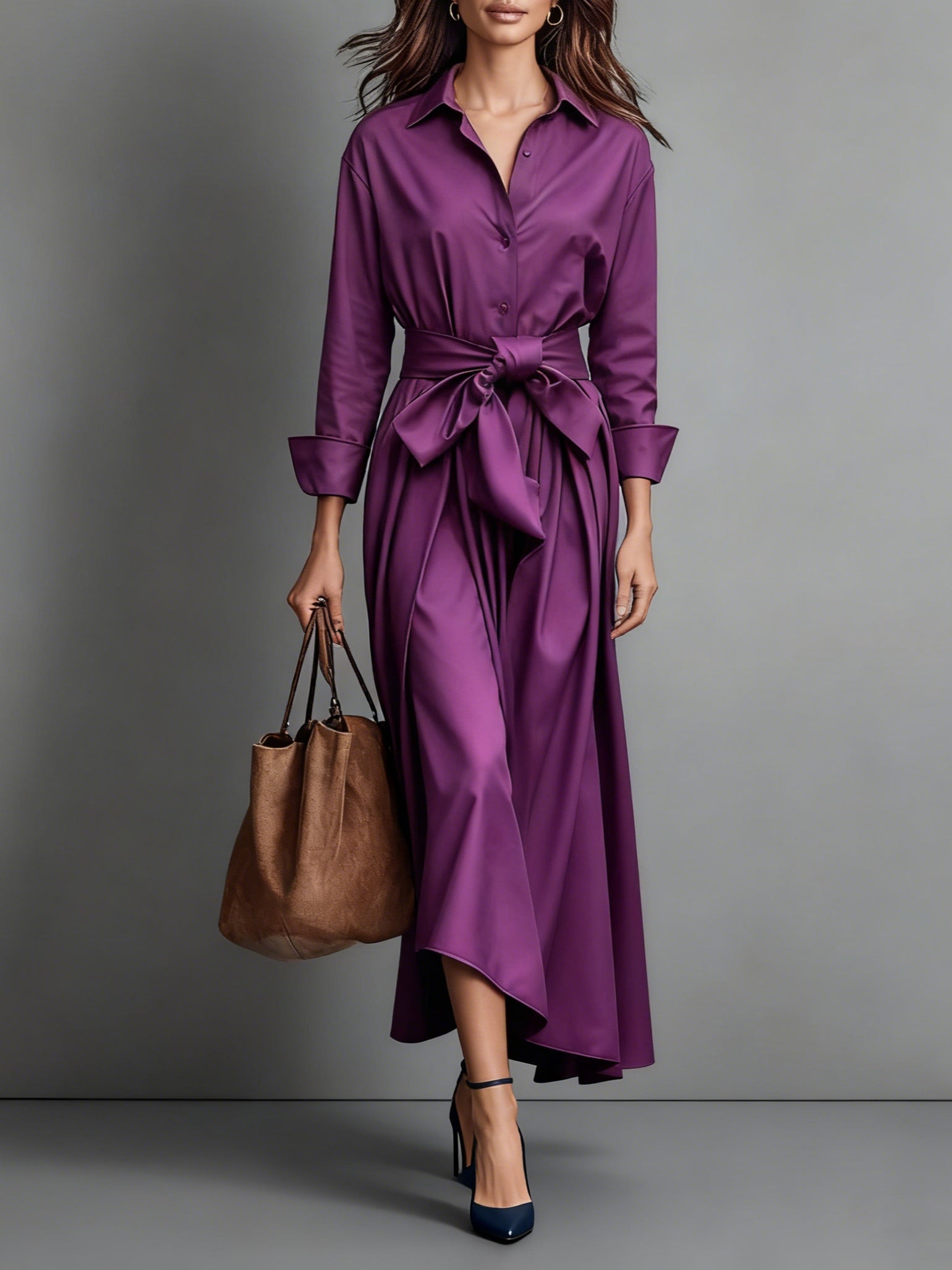 Donna™ Classic Maxi Dress + Free Belt