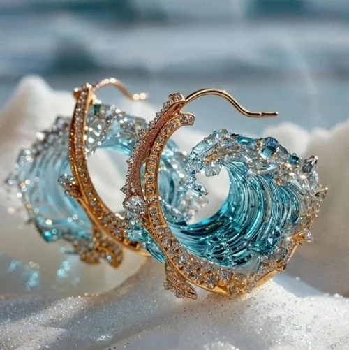 Azure Tide Earrings